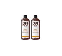 BULLDOG SKINCARE - Ginger and Patchouli Shower Gel | Zesty and Energising Scent | 500 ml (Pack of 2)