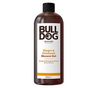 Bulldog Skincare Ginger & Patchouli Shower Gel for Men, Refreshing Men's Body Wash, 500 ml