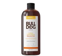 Bulldog Skincare Lemon & Bergamot Shower Gel for Men, Natural, Refreshing Men's Shower Gel, 500 ml