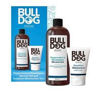 Bulldog Skincare Men's Gift Set Peppermint & Eucalyptus Shower Gel and Sensitive Moisturiser Duo