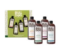 BULLDOG SKINCARE - Multi-Fragrance Shower Gel Giftset for Men | Shower Gel Pack of 4 x 500ml | Vegan Friendly