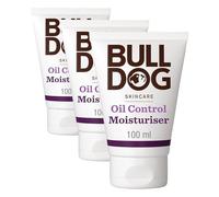 Bulldog Skincare Oil Control Face Moisturiser for Men, Lightweight Moisturiser for Oily Skin Enriched With Witch Hazel, 100ml (Pack of 3)
