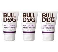 Bulldog Skincare Oil Control Moisturiser 100ml - Moisturiser for Men - For Oily Skin - 3 Pack