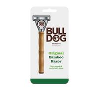 BULLDOG SKINCARE - Original Bamboo Razor Smooth Glide Razor Handle + 2 Blade Refills