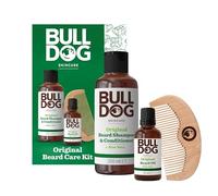 Bulldog Skincare Original Beard Care Kit Giftset for Men, Original Beard Shampoo & Conditioner 200ml, Original Beard Oil 30ml, Beard Comb