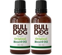 Bulldog Skincare Original Beard Oil, Men's Grooming, Beard Moisturiser for Softer, Supple Beards, 30g (Pack of 2)