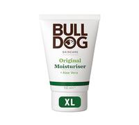 Bulldog Skincare Original Men's Moisturiser, Non-Greasy Hydrating Face Lotion, Fast-Absorbing, Vegan, Natural Fragrance, Daily Face Moisturiser for Men, XL Size, 150ml