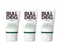 BULLDOG SKINCARE - Original Face Scrub For Men Exfoliating Almond Shell Scrub 125ml x 3 Pack