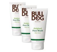Bulldog Skincare Original Face Wash for Men, Men's Grooming, Men's Face Wash Cleanses and Helps Remove Excess Oils, 150 ml (Pack of 3)