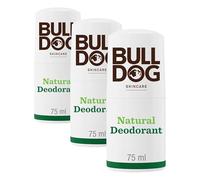 Bulldog Skincare Original Men's Deodorant Stick, Herbal Aromatic Scent, Natural Deodorant for Men, 75ml (Pack of 3)