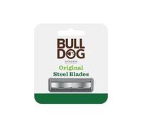 BULLDOG SKINCARE Original Steel Razor Blade Refills for Men, 4 Pack