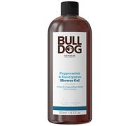 Bulldog Skincare Peppermint & Eucalyptus Shower Gel 500ml Men’s Shower Gel Natural Fragrance