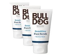 BULLDOG SKINCARE - Sensitive Face Scrub For Men Exfoliating Quinoa Seed Scrub 125 ml (Pack of 3)