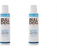 BULLDOG SKINCARE - Sensitive Foaming Shave Gel | Smooth and conditioning | 200 ml (Pack of 2)