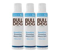 BULLDOG SKINCARE - Sensitive Foaming Shave Gel | Smooth and conditioning 200ml x 3 Pack