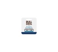 Bulldog Skincare Sensitive Men's Razor Refills, With 5 Tempered Steel Blades on Each of the Four Refill Blades, Works With All Bulldog Reusable Razor