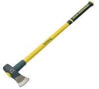 Bulldog Soft Grip Log Splitting Axe 6lb Green/Yellow
