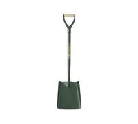 Bulldog Square Shovel All Steel Digging Garden Tool Secure Grip DIY Durable