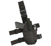 Bulldog Tactical Drop Leg Holster Universal Pistol Holster With Magazine Pouch (BLACK)