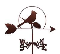 Bulldog Tyne Bear Bird Wild Crane Bull Silhouettes Weather Vane,Wind Direction Indicator Farm Retro Durable Scene Garden Weathervane Garden Yard Ornament