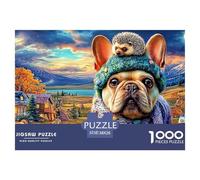 BulldogColossal Jigsaw Puzzles for Adults A Vast Collection of 1000 Advanced, Seemingly Impossible Challenging Puzzle Game Pieces - A Majestic Gift for Determined Adult And Young Adult Enthusiasts Ag