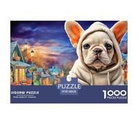 BulldogOverwhelming 1000-Piece Jigsaw Puzzles for Adults A Crusade Through Impossible, Hard, And Difficult Challenging Puzzle Games - The Most Prestigious Gift for Adult And Teenage Conquerors Age 12