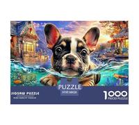 BulldogOverwhelming 1000-Piece Jigsaw Puzzles for Adults A Crusade Through Impossible, Hard, And Difficult Challenging Puzzle Games - The Most Prestigious Gift for Adult And Teenage Conquerors Age 12