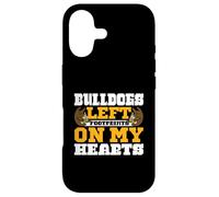Bulldogs left footprints on my hearts - English Bulldog Case for iPhone 17