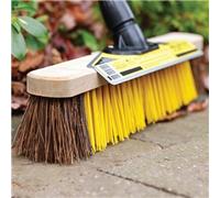 Bulldozer HQ.CD.16/BAY/C4 Heavy-Duty Utility Broom With Metal Scraper 380Mm (15In)