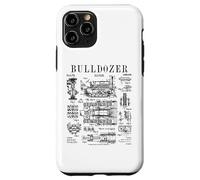 Bulldozer Driver Heavy Equipment Operator Vintage Patent Case for iPhone 11 Pro