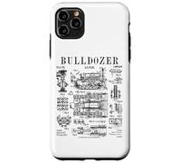 Bulldozer Driver Heavy Equipment Operator Vintage Patent Case for iPhone 11 Pro Max