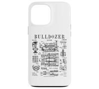 Bulldozer Driver Heavy Equipment Operator Vintage Patent Case for iPhone 13 Pro Max
