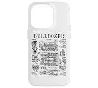 Bulldozer Driver Heavy Equipment Operator Vintage Patent Case for iPhone 14 Pro