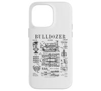 Bulldozer Driver Heavy Equipment Operator Vintage Patent Case for iPhone 14 Pro Max
