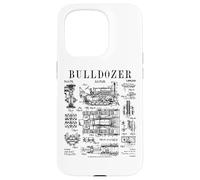 Bulldozer Driver Heavy Equipment Operator Vintage Patent Case for iPhone 15 Pro