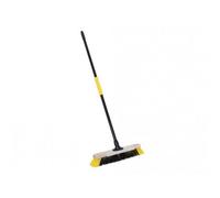 Bulldozer Dual Fill Soft Pet Broom Multi Colour (With Metal Scraper, 457mm (18In))