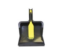 Bentley Retail Charles Bentley Bulldozer Dustpan, Brush, Black, Yellow, one size