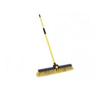 Bulldozer Heavy-Duty Broom, Clipped With Handle Multi Colour (600mm (24In))