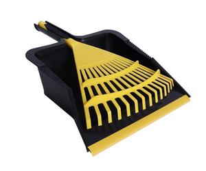 Bulldozer HQ.0015/RK.01 Heavy-Duty Dustpan And Large Hand Rake Set