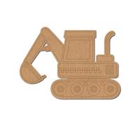 Bulldozer Pre Marked Shape 1 Medite MDF / 15 INCH / 1