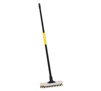 Bulldozer Straight Stiff Polyethylene Outdoor Floor Scrub & Scraper, (W)280mm