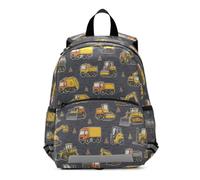 Bulldozer Warning Sign Kids Backpack for Toddlers, Kid's Backpack for Boys Girls, Kindergarten Preschool Nursery Travel Bag