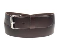 BULLET 69 35mm Colourful Leather Jean Leather belts Mens Womens Belts[Dark Brown,Small 28" - 32" Waist,Silver Roller]