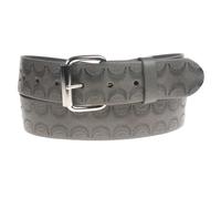 BULLET 69 Mens Belts Cow Real Leather Mens Womens Leather Belts 40mm UK Handmade[Special Grey,Large 36" - 40" Waist,Shell Pattern]