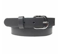 BULLET 69 MENS WOMENS 1"-25MM REAL LEATHER GENUINE MADE IN ENGLAND JEANS BELT[Leather,Grey,Small 28"-32",Curved silver buckle]
