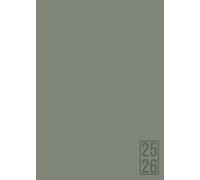 Bullet Agenda 2025-2026 - Vert Sauge: Semainier (1 semaine sur 2 pages) | Format moyen - A5 | 15x21 cm | Bullet journal | To do list | Lignes et heures | Calme et zen