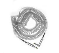 Bullet cable BC-30CCC coil, 30ft cable, straight/angled connector transparent