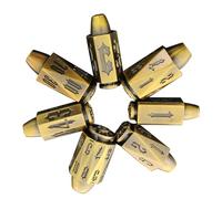 Bullet Dice Set - 7 Pieces Polyhedral Unique Dice for Adventure, Cool Style Tabletop Rolling Cubes, Roleplaying Game Accessories for Party, Club, Pub, and Board Game Nights