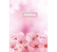 Bullet Dotted Journal: A 200-Page Dot Grid Notebook with Quotes & Prompts for Reflection, Healing, and Goal-Setting 8.5” x 11” | Glossy Hardcover | Cherry Blossom (Sakura) Design