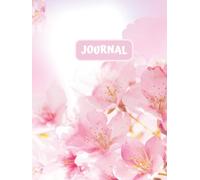 Bullet Dotted Journal: A 200-Page Dot Grid Notebook with Quotes & Prompts for Reflection, Healing, and Goal-Setting 8.5” x 11” | Glossy Hardcover | Sakura Cherry Blossom Design